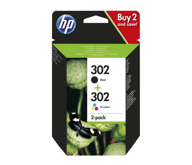 HP Zestaw 302 BK + CMY Instant Ink - 524088 - zdjęcie 2